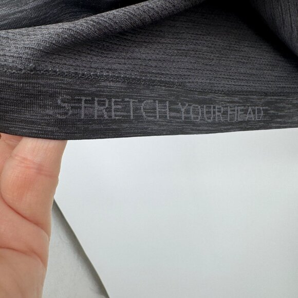 Lululemon Metal Vent Tech Short Sleeve Black Heather Urbanathlon Men’s Size Medi - Picture 8 of 15